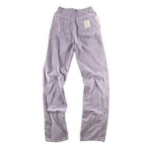 Vintage Levi's Corduroy Pants Womens 22 Purple Straight Leg Relaxed Fit Casual